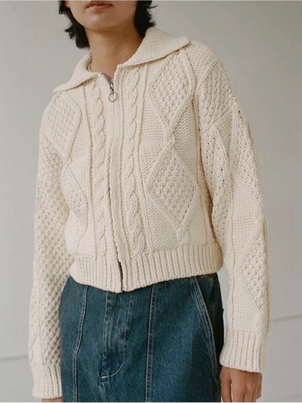 NWT Shaina Mote Donegal Cardigan in Natural size L